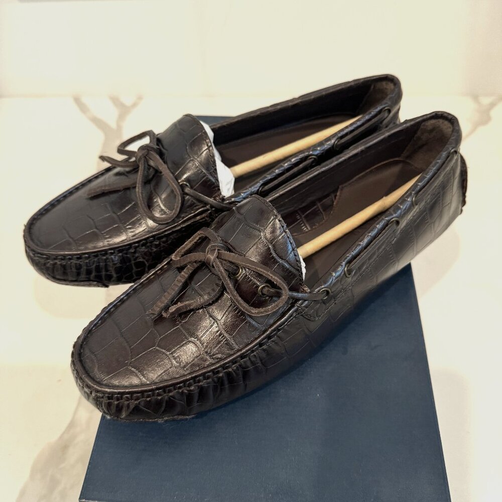 Cole Haan Dark Textured Boat Shoes